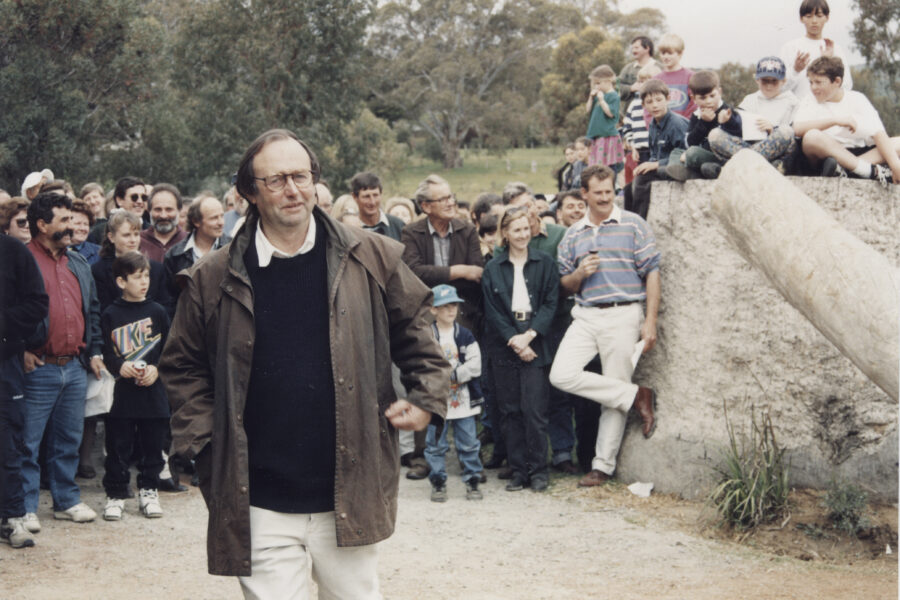 Greg Trott of Wirra Wirra, Woodhenge, c1990
