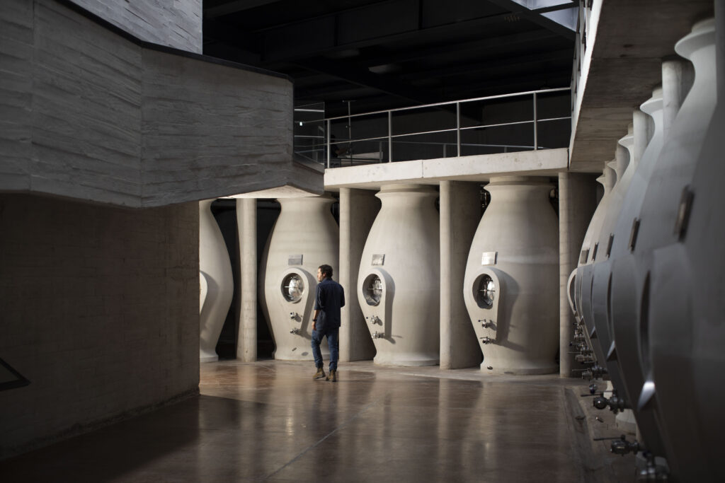 Bodega Zuccardi Valle de Uco concrete vats