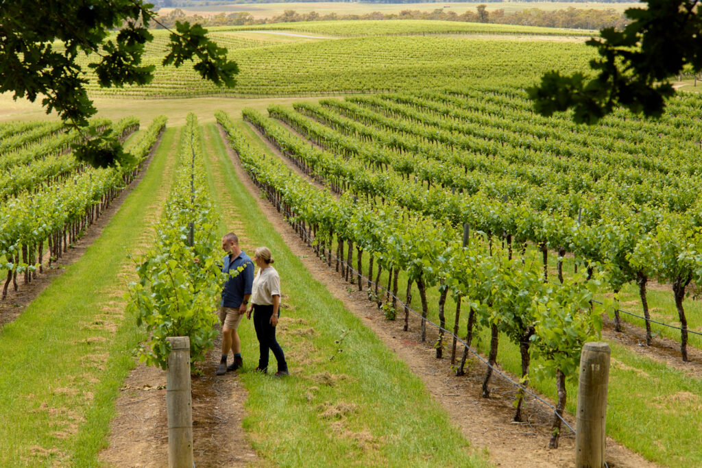 Adam Louder and Liz Ladhams, winemakers